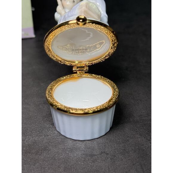 Precious Moments Nativity Scene Hinged Trinket Box Enesco 2000 - Picture 5 of 7